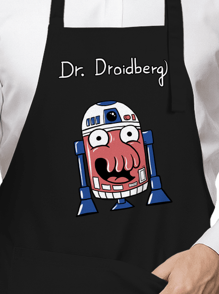 Dr. Droidberg kötény Black