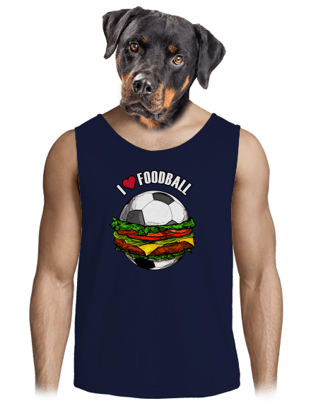 Foodball férfi trikó French Navy
