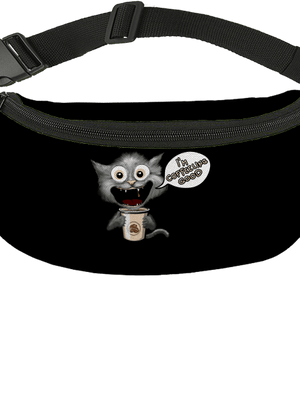 I’m coffeeling good övtáska Black