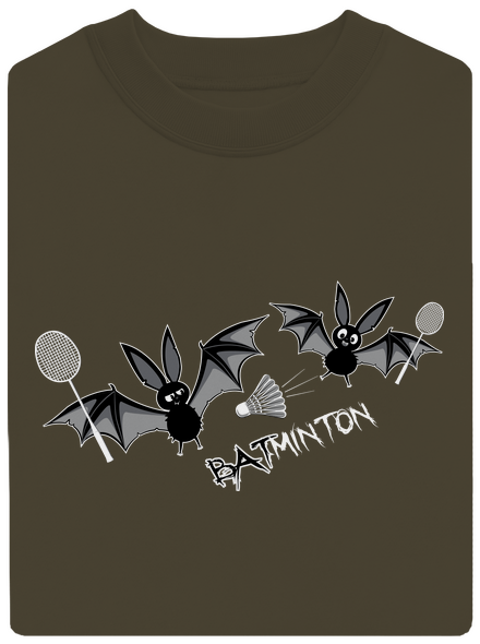 Batminton unisex crewneck Urban Khaki