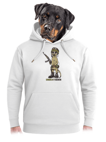Suricattacker unisex prémium pulóver Snowwhite