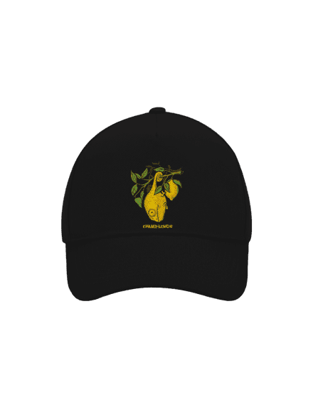 Citrom baseballsapka Black