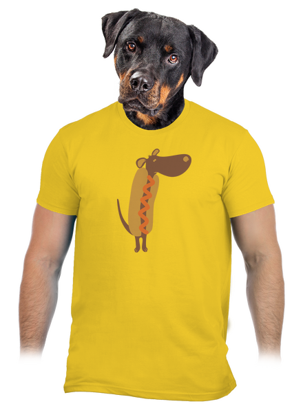 Hot dog férfi póló Gold