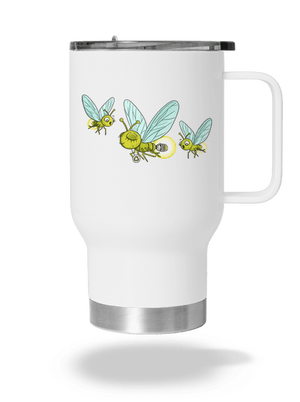 Szentjánosbogár termosz bögre White