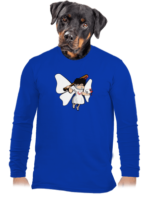 Fogtündér férfi hosszú ujjú póló Royal Blue