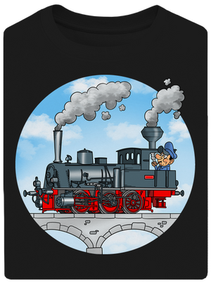 Kéményfüst unisex túlméretezett póló Black