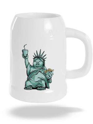 Amerikai bálvány söröskorsó White