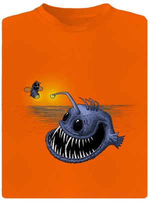 Szívem fénye gyerek sport póló Neon Orange