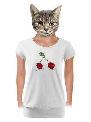 női póló elasztikus alsó szegéllyel