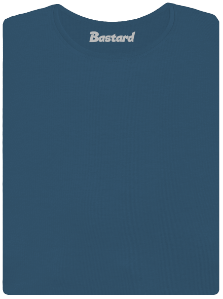 Nyomtatás nélkül prémium női póló Petrol Blue