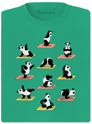 Panda jóga női sportpóló Mint Mal