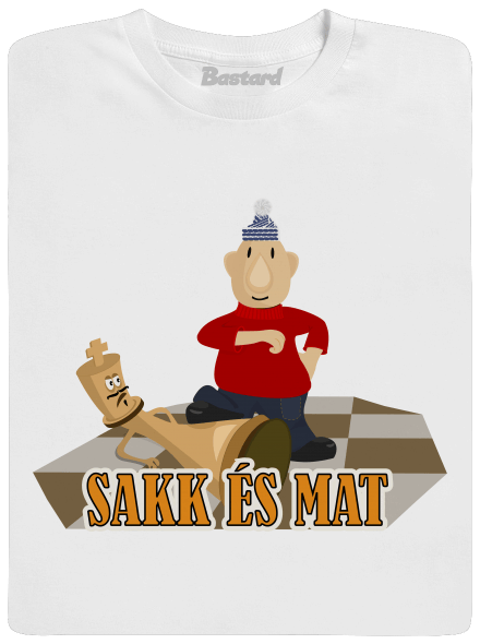 Sakk És Mat férfi póló White