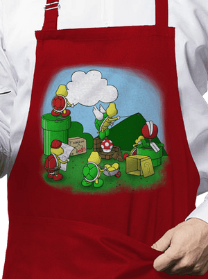 Hogyan építsünk fel egy új szintet kötény Red