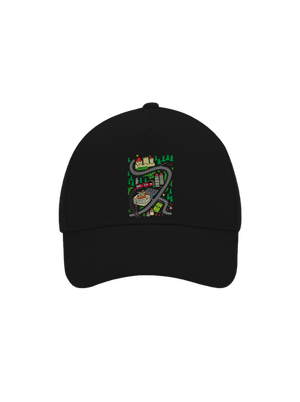 Úton baseballsapka Black