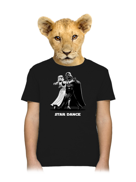 Star dance gyerek póló Black