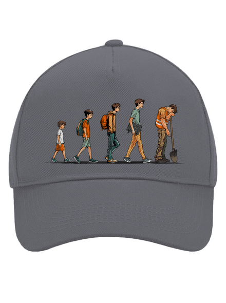 A tanuló evolúciója baseballsapka Graphite grey