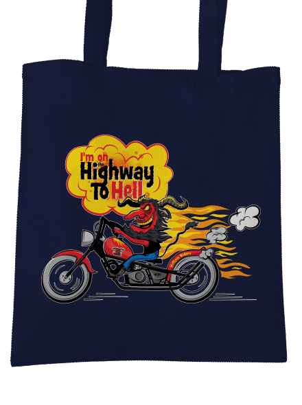 Highway to hell táska French Navy
