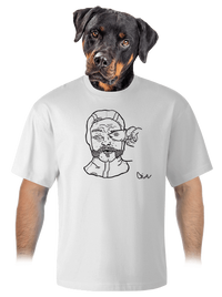 unisex túlméretezett póló