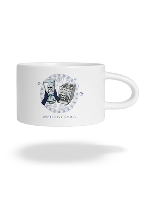 Winter is coming macaron bögre White