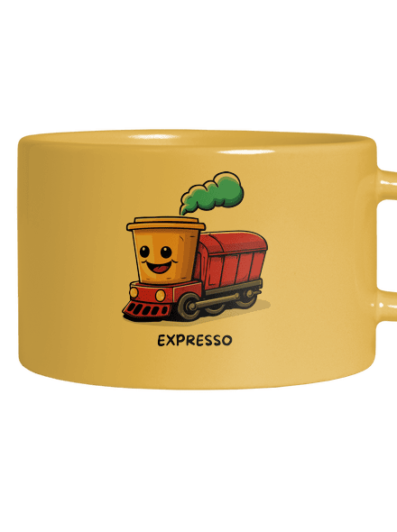 Expresso macaron bögre Yellow Macaron