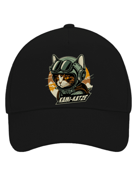 Kami-Katze baseballsapka Black