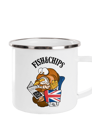 Fish and chips pléhbögre White