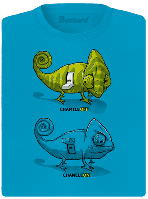 ChameleON ChameleOFF női sportpóló Blue Atol