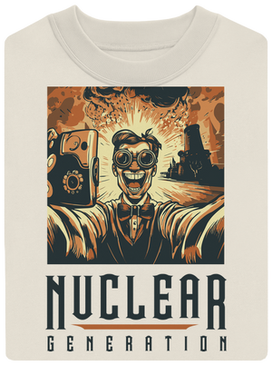 Nuclear generation unisex crewneck Off White
