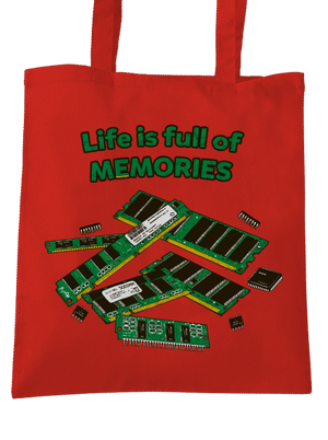 Memóriában tárolva táska Bright Red