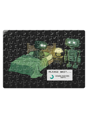 Robot romantika kirakós White