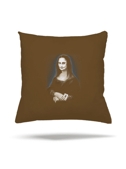 Mona Joker Lisa párna Csokoládé Pol