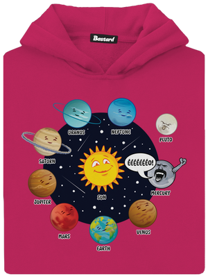 Mercury gyerek kenguruzsebes pulóver Hot Pink