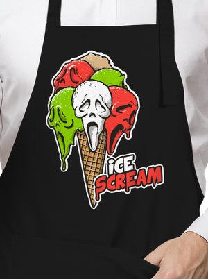 Ice Scream kötény Black