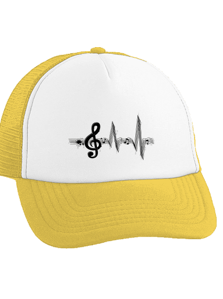 A zene az életem teherautós sapka Sunflower cap