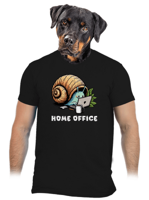 Sneka home office férfi póló Black