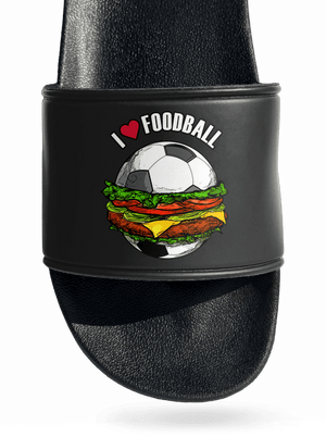 Foodball papucs Black