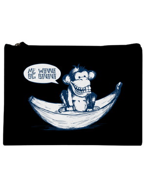 Big banana kis táska Black