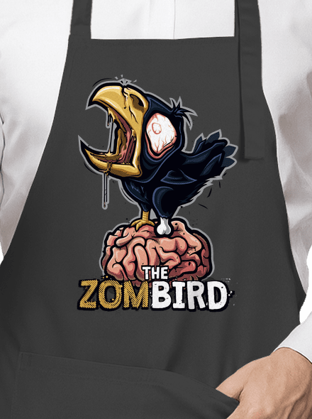 Zombird kötény Dark Grey
