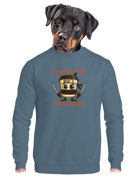 Cappuccino Assasino – Italian Brainrot unisex crewneck Nordic Blue