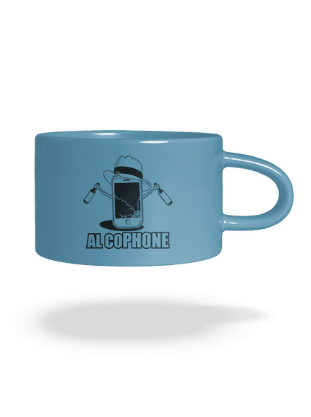 Al Cophone macaron bögre Blue Macaron