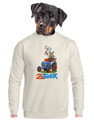 ZeThor unisex crewneck Off White
