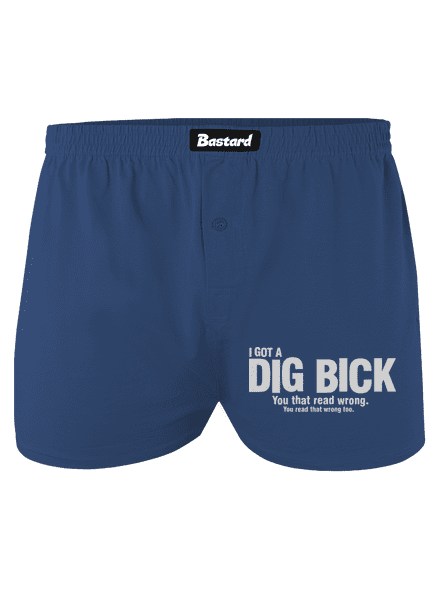 Dig bick férfi alsó nadrág Blue