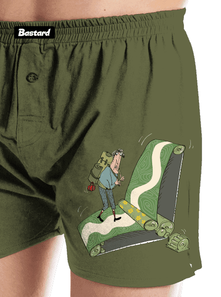 túrázás az övön férfi alsó nadrág Khaki