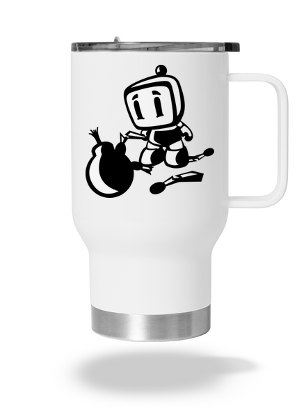 Bomberman termosz bögre White