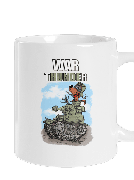 War Hunde hagyományos bögre White