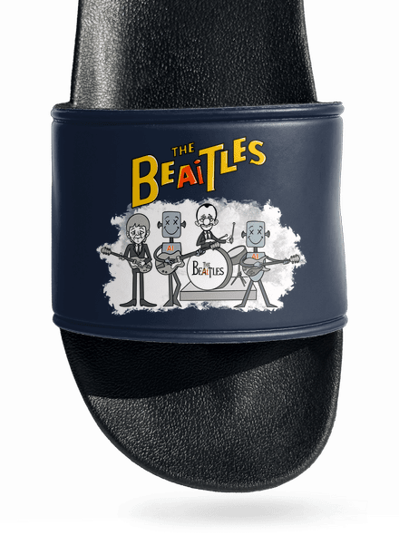 AI Beatles papucs Navy