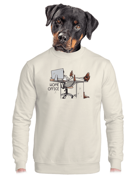 Home office unisex crewneck Off White