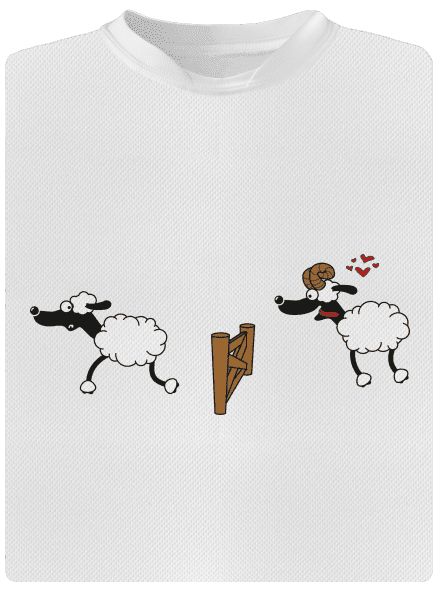 Sheeps in love gyerek sport póló White