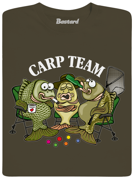 Carp Team férfi póló Urban Khaki