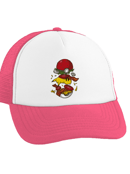 Pokémon burger teherautós sapka Fluorescent Pink cap